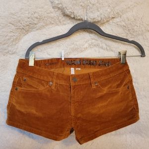 Courdoroy Volcom Shorts, 26 inch/size 3 waist, Brown,